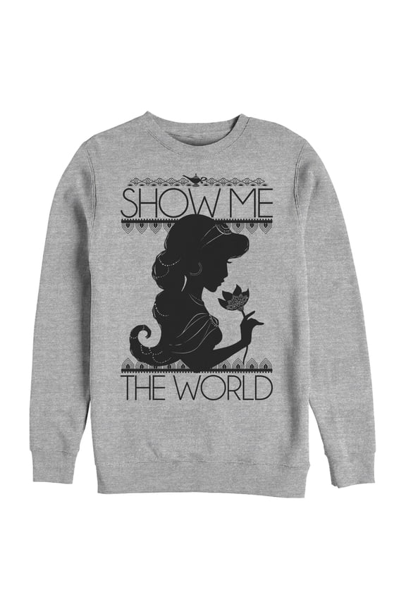 Men's Aladdin Jasmine Show Me the World Sweatshirt