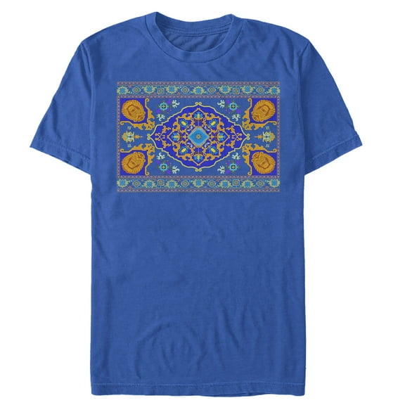 Men's Aladdin Magic Carpet View  Graphic Tee Royal Blue X Large