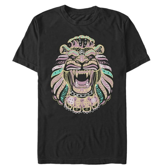 Men's Aladdin Ornate Cave of Wonders  Graphic Tee Black 4X Large