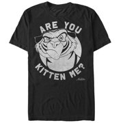 Men's Aladdin Rajah Kitten Me Graphic Tee Black Medium