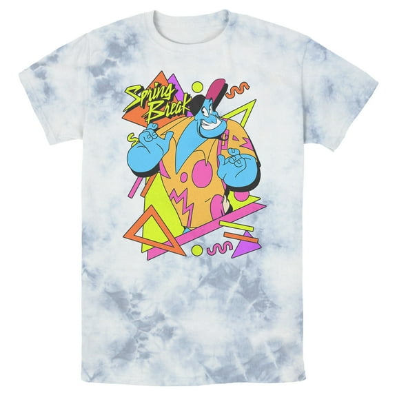 Men's Aladdin Retro 90's Genie  Graphic T-Shirt
