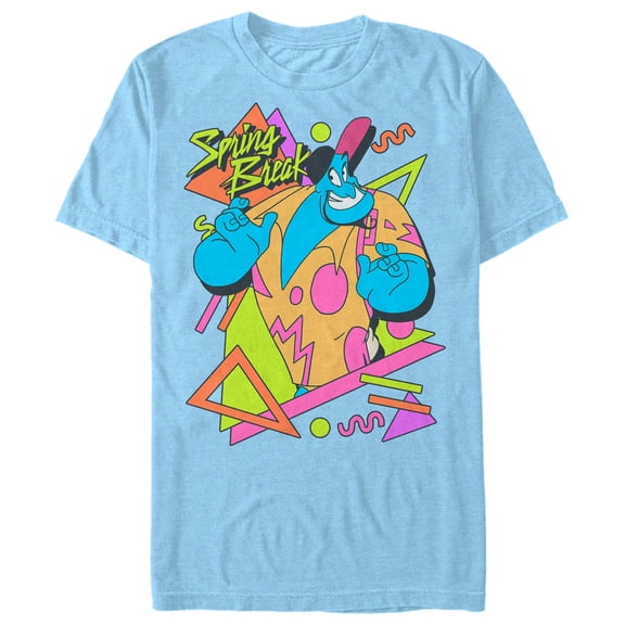 Men's Aladdin Retro 90's Genie Graphic T-Shirt