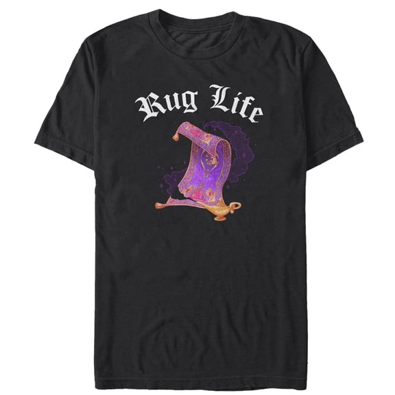 Men's Aladdin Rug Life Graphic Tee Black Medium