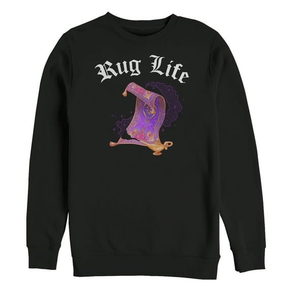 Men's Aladdin Rug Life Sweatshirt Black X Large