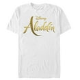 thumbnail image 1 of Men's Aladdin Script Logo  Graphic Tee White X Large, 1 of 4