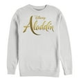 thumbnail image 1 of Men's Aladdin Script Logo  Sweatshirt White Small, 1 of 3