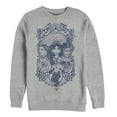 thumbnail image 1 of Men's Aladdin Vintage Character Frame  Sweatshirt Athletic Heather Large, 1 of 3