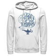 thumbnail image 1 of Men's Aladdin Woman of Many Dreams Lamp  Pull Over Hoodie White 3X Large, 1 of 3