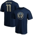 thumbnail image 1 of Men's Alejandro Bedoya Navy Philadelphia Union Authentic Stack Player Name & Number T-Shirt, 1 of 3