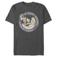 thumbnail image 1 of Men's Alice in Wonderland A Very Merry Unbirthday Graphic Tee Charcoal X Large, 1 of 5