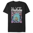 thumbnail image 1 of Men's Alice in Wonderland Distressed Alice in Bottle Poster Graphic Tee Black 3X Large, 1 of 5