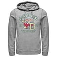 thumbnail image 1 of Men's Alice in Wonderland Retro Tweedledee and Tweedledum That's Logic Pull Over Hoodie Athletic Heather Medium, 1 of 4