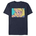 thumbnail image 1 of Men's Alice in Wonderland Sad Alice Graphic Tee Navy Blue Large, 1 of 5