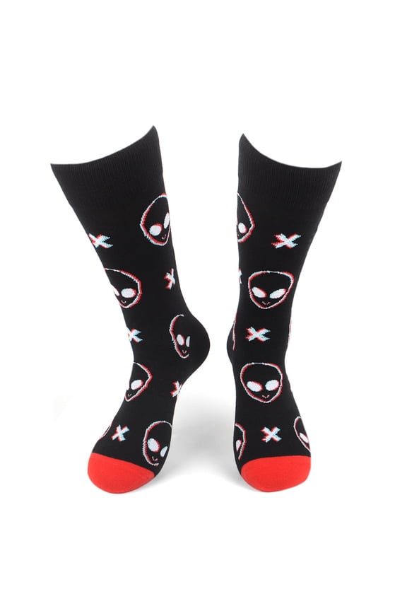 Men's Alien Novelty Socks Area 51 Socks Groom Lake Gifts Alien Party Socks Roswell Socks Fun Crazy Visitors From Beyond