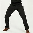 thumbnail image 1 of Men's All Season Cargo Work Trousers Multi-Pocket Stretch Straight Leg Outdoor Pants, 1 of 9
