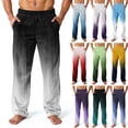 thumbnail image 1 of Men's Allover Printed Home Pants Sleeping Pajama Pants - Long Pants with Pockets for Winter Lounging, Bedtime Comfort and Holiday Relaxation,White,3XL, 1 of 7