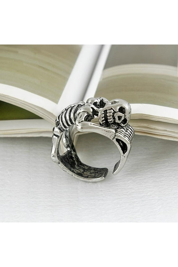 Men's Alloy Electroplating Accessories Skull Headwear