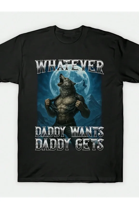 Men's Alpha Wolf Werewolf Graphic T-Shirt