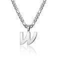 thumbnail image 1 of Men's Alphabet Custom Necklace Personalized Stainless Steel Custom Necklace for men, Personalized Jewelry Gift for Dad, Boyfriend, Brother, 1 of 5