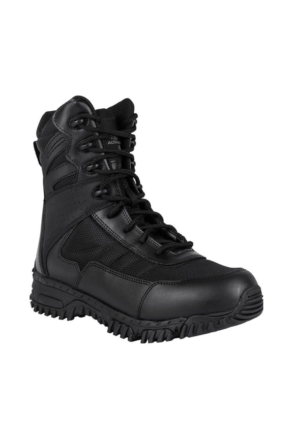 Adult Male Vengeance SR 8in Black Side-Zip Boots, Size: 10, Width: R (305301-R-100)