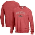 thumbnail image 1 of Men's Alternative Apparel Heathered Cherry New Mexico Lobos The Champ Raglan Pullover Sweatshirt, 1 of 3