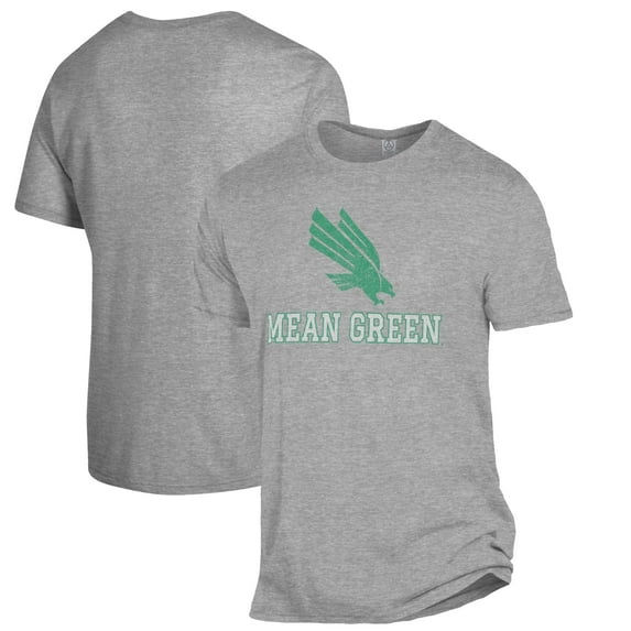 Men's Alternative Apparel Heathered Gray North Texas Mean Green The Keeper T-Shirt