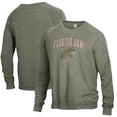 thumbnail image 1 of Men's Alternative Apparel Heathered Green Florida A&M Rattlers The Champ Raglan Pullover Sweatshirt, 1 of 3