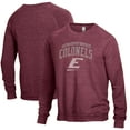 thumbnail image 1 of Men's Alternative Apparel Heathered Maroon Eastern Kentucky Colonels The Champ Raglan Pullover Sweatshirt, 1 of 3