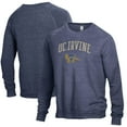 thumbnail image 1 of Men's Alternative Apparel Heathered Navy UC Irvine Anteaters The Champ Raglan Pullover Sweatshirt, 1 of 3