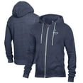 thumbnail image 1 of Men's Alternative Apparel Heathered Navy UNC Wilmington Seahawks Rocky Full-Zip Hoodie, 1 of 3