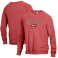 thumbnail image 1 of Men's Alternative Apparel Heathered Red Western Kentucky Hilltoppers The Champ Raglan Pullover Sweatshirt, 1 of 3