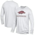 thumbnail image 1 of Men's Alternative Apparel White Arkansas Razorbacks Keeper Long Sleeve T-Shirt, 1 of 3