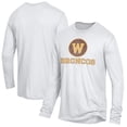 thumbnail image 1 of Men's Alternative Apparel White Western Michigan Broncos Keeper Long Sleeve T-Shirt, 1 of 3