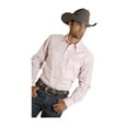 thumbnail image 1 of Men's Amarillo Collection Solid Long Sleeve Western Shirt Pink XX-, 1 of 2