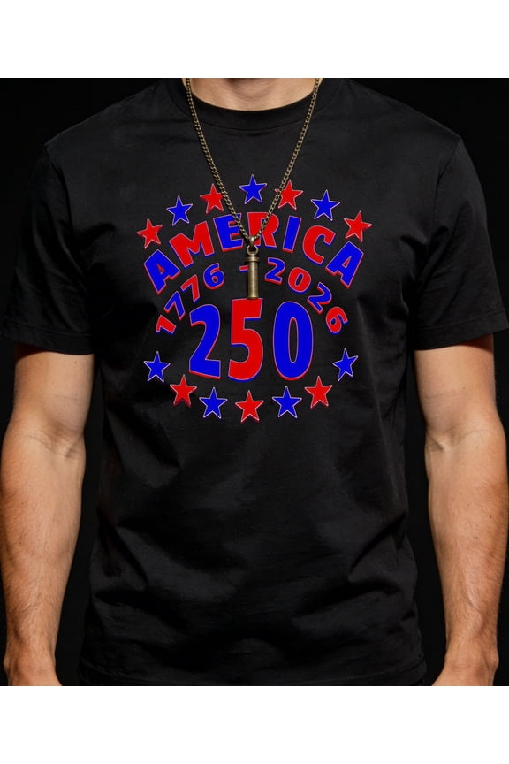 Men's America 1776-2026 250 Years Patriotic Graphic Tee
