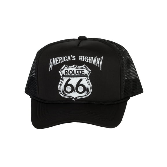Men's America's Highway Route 66 Trucker Hat Baseball Cap