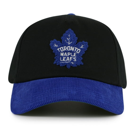Men's American Needle Black/Blue Toronto Maple Leafs Burnett Adjustable Hat