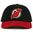 thumbnail image 1 of Men's American Needle  Black/Red New Jersey Devils Burnett Adjustable Hat, 1 of 3