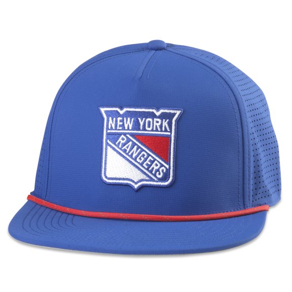 Men's American Needle Blue New York Rangers Buxton Pro Tech Adjustable Hat