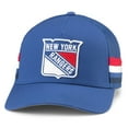 thumbnail image 1 of Men's American Needle Blue New York Rangers HotFoot Stripes Trucker Adjustable Hat, 1 of 3