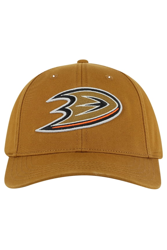Men's American Needle  Tan Anaheim Ducks Hepcat Washed Twill Adjustable Hat
