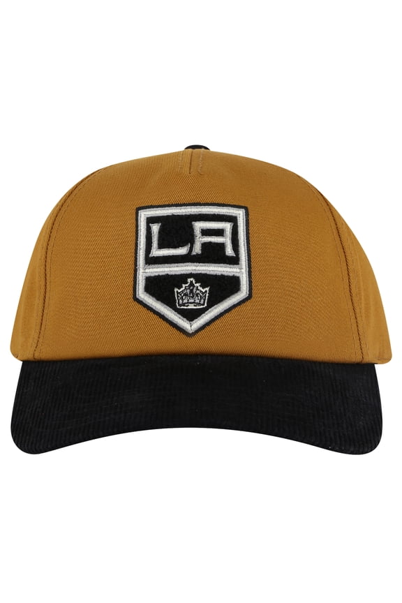 Men's American Needle Tan/Black Los Angeles Kings Burnett Adjustable Hat