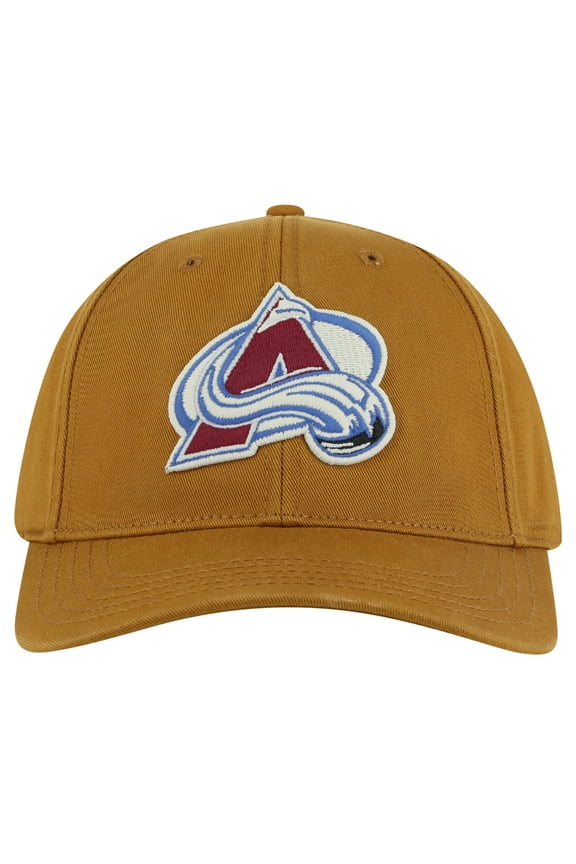 Men's American Needle Tan Colorado Avalanche Hepcat Washed Twill Adjustable Hat
