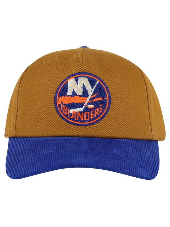 Men's American Needle Tan/Royal New York Islanders Burnett Adjustable Hat