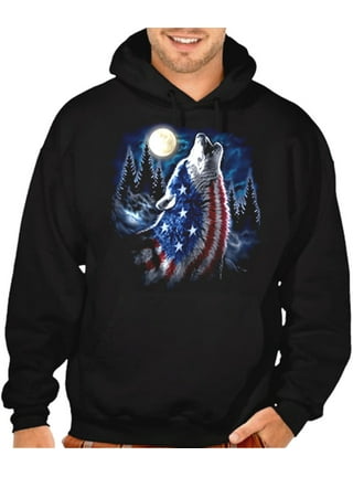 Wolf hoodie online walmart