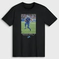 thumbnail image 1 of Men's Amon-Ra St. Brown Black Detroit Lions NFL Flash Features Week 2 T-Shirt, 1 of 4