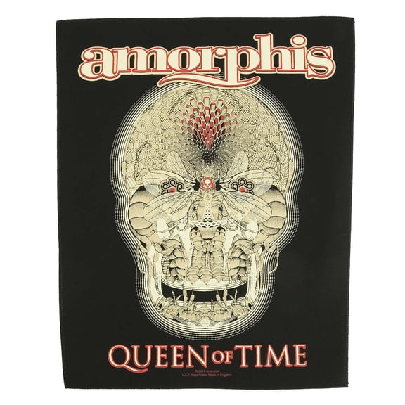Men's Amorphis Queen Of Time Back Patch Black