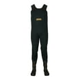 thumbnail image 1 of Frogg Toggs Men’s Amphib Bootfoot Chest Waders, Neoprene Waders for Fishing with 200g Thinsulate Cleated Boots, Forest Green, Size 10, 1 of 8