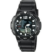 Men's Ana-Digi Dive Style Watch, Black, AEQ100W-1AVCF