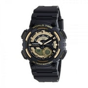 Men's Ana-Digi Watch, Black/Gold, AEQ110BW-9AVCF